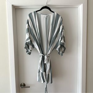 pretty plum sugar flutter robe